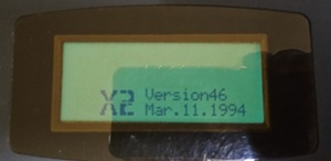 [7]+[ENTER]를 누른 상태로 전원을 켜면 이와 같이 시스템 버전을 표시한다.