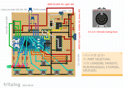 매우 불친절한 실체배선도(2025년 8월 26일 버전). 당연히 오류가 있을 수 있음!